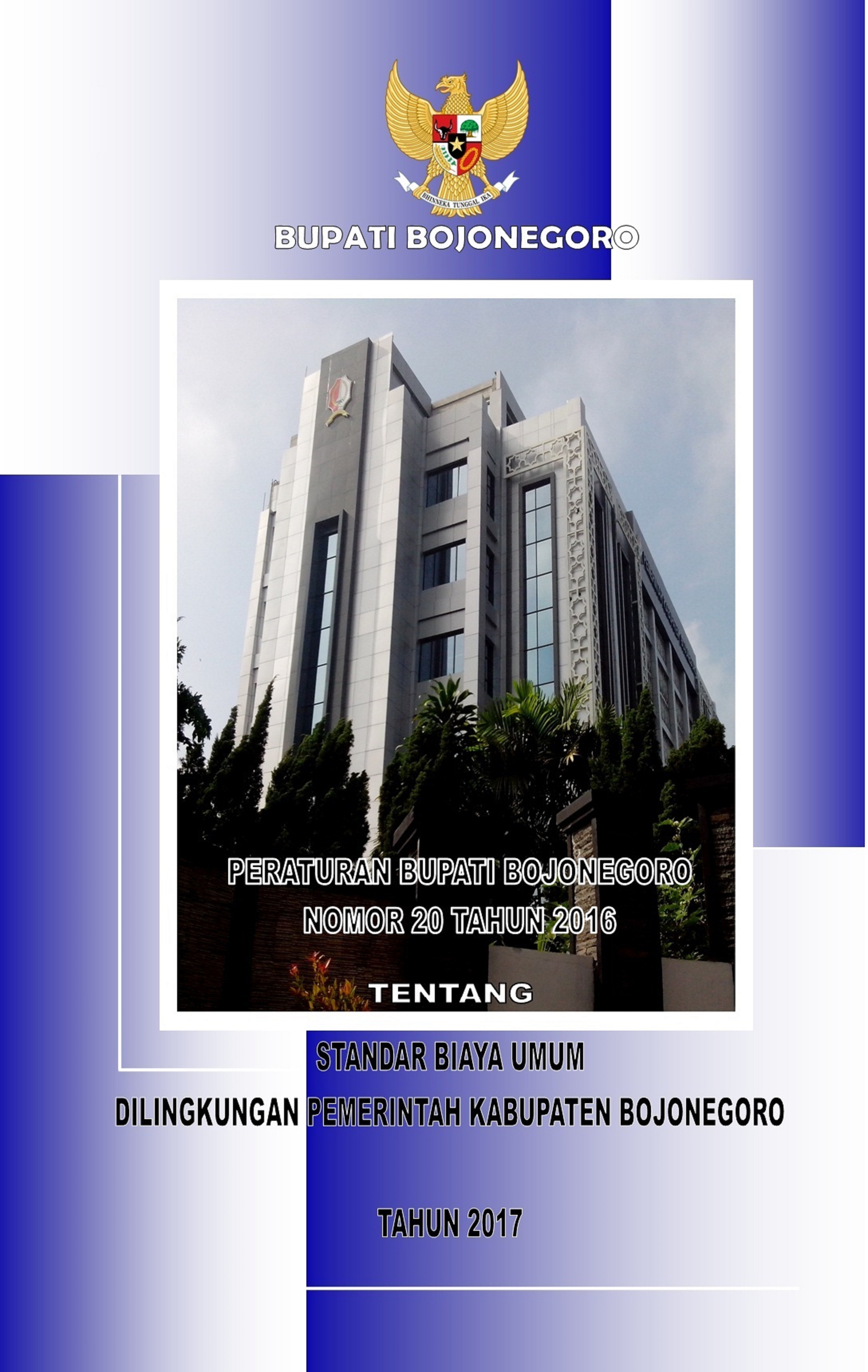 STANDAR BIAYA UMUM (SBU) TAHUN 2017