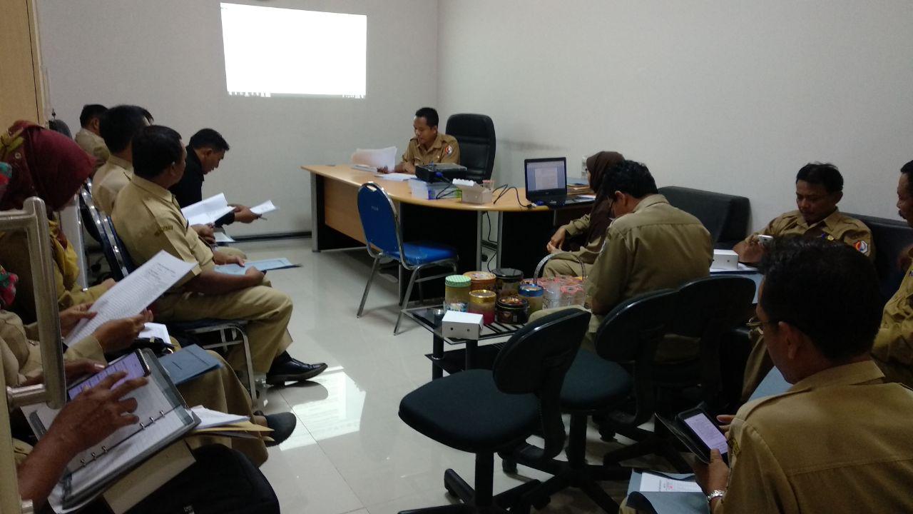 Rapat Kegiatan Survey Penyusunan Buku Standar Upah Kerja, Bahan Bangunan dan HSBGN tahun 2019