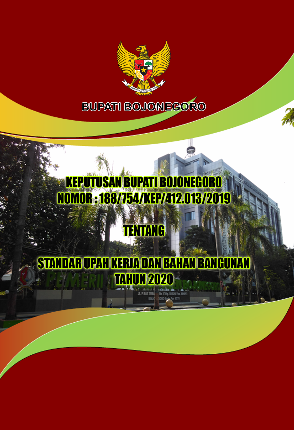 Standar Upah Kerja dan Bahan Bangunan 2020