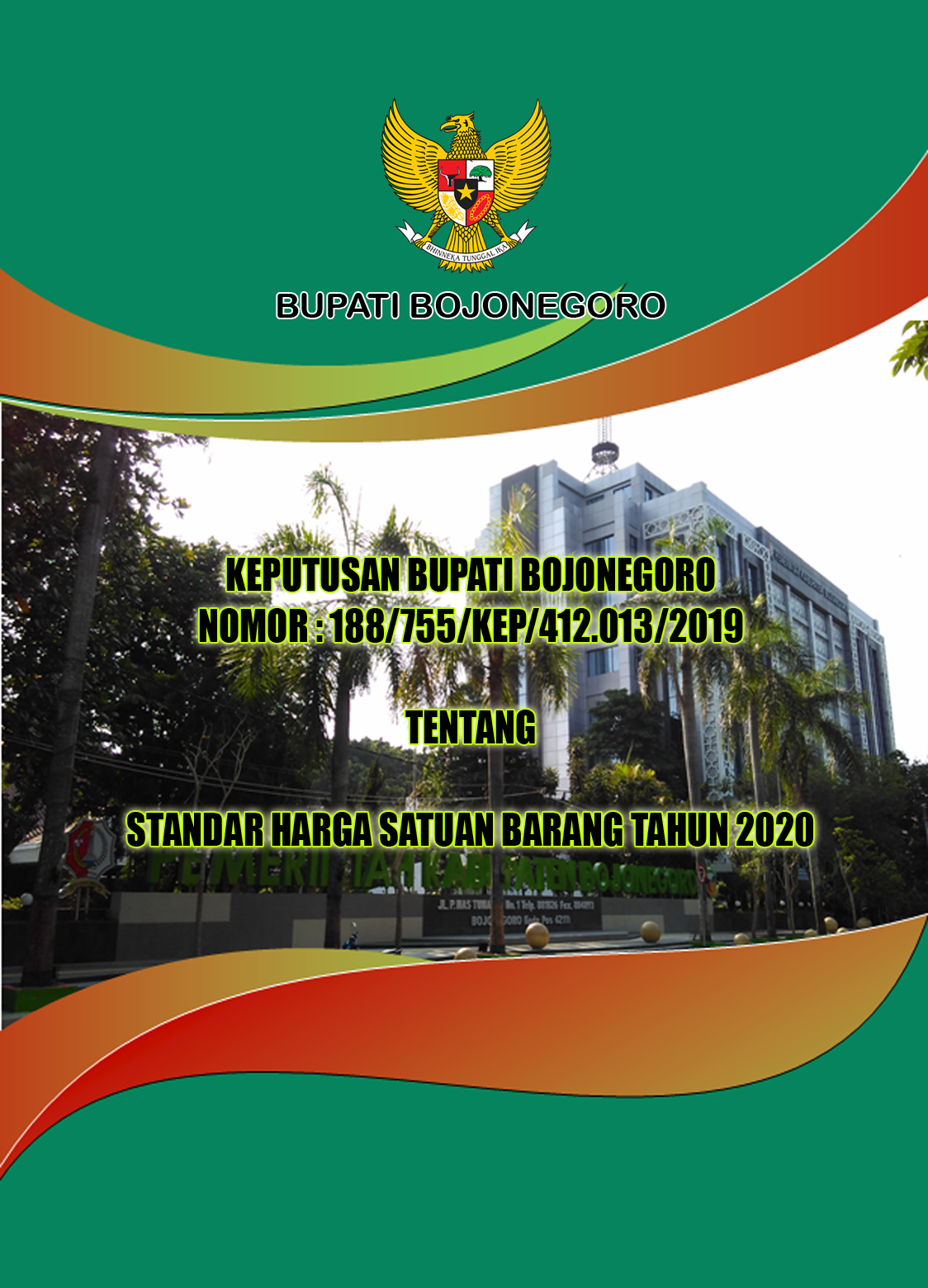Standar Harga Satuan Barang Tahun 2020