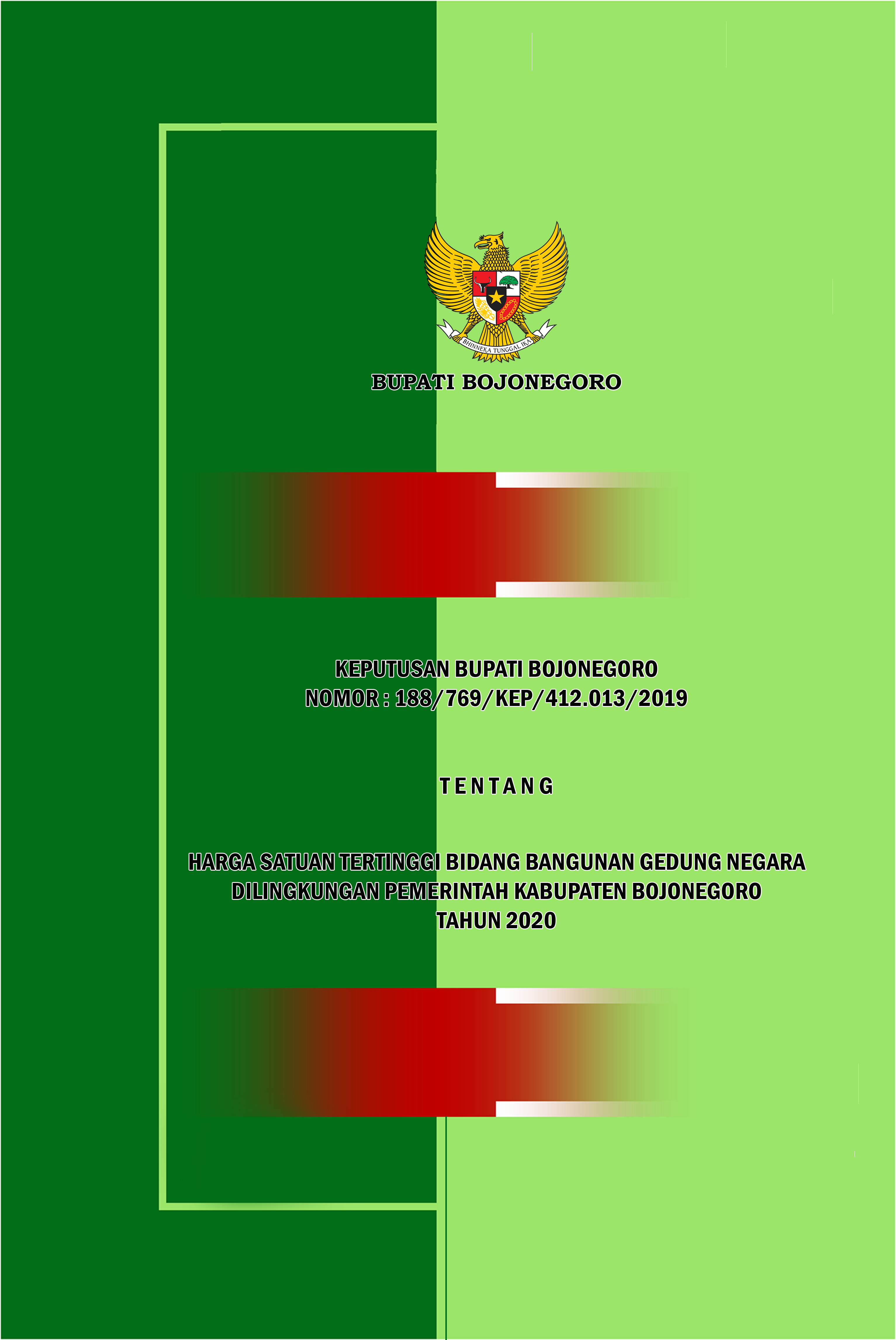 Harga Satuan Tertinggi Bidang Bangunan Gedung Negara Tahun 2020