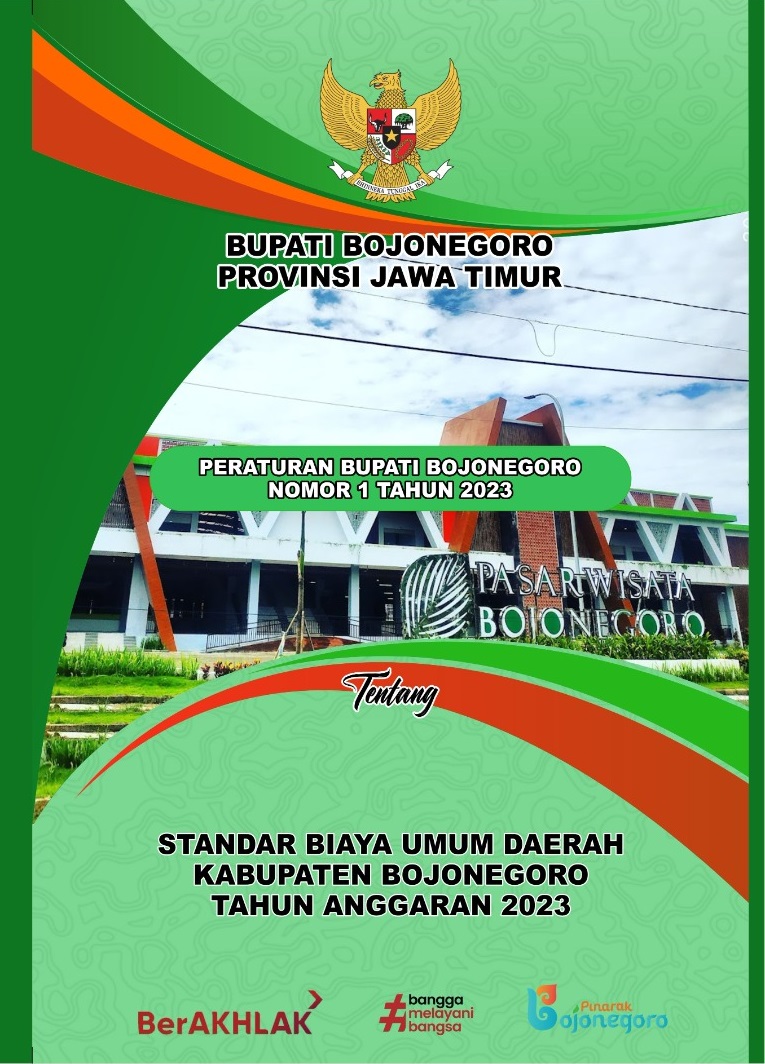 Peraturan Bupati Bojonegoro No 1 Tahun 2023 tentang Standar Biaya Umum Tahun 2023