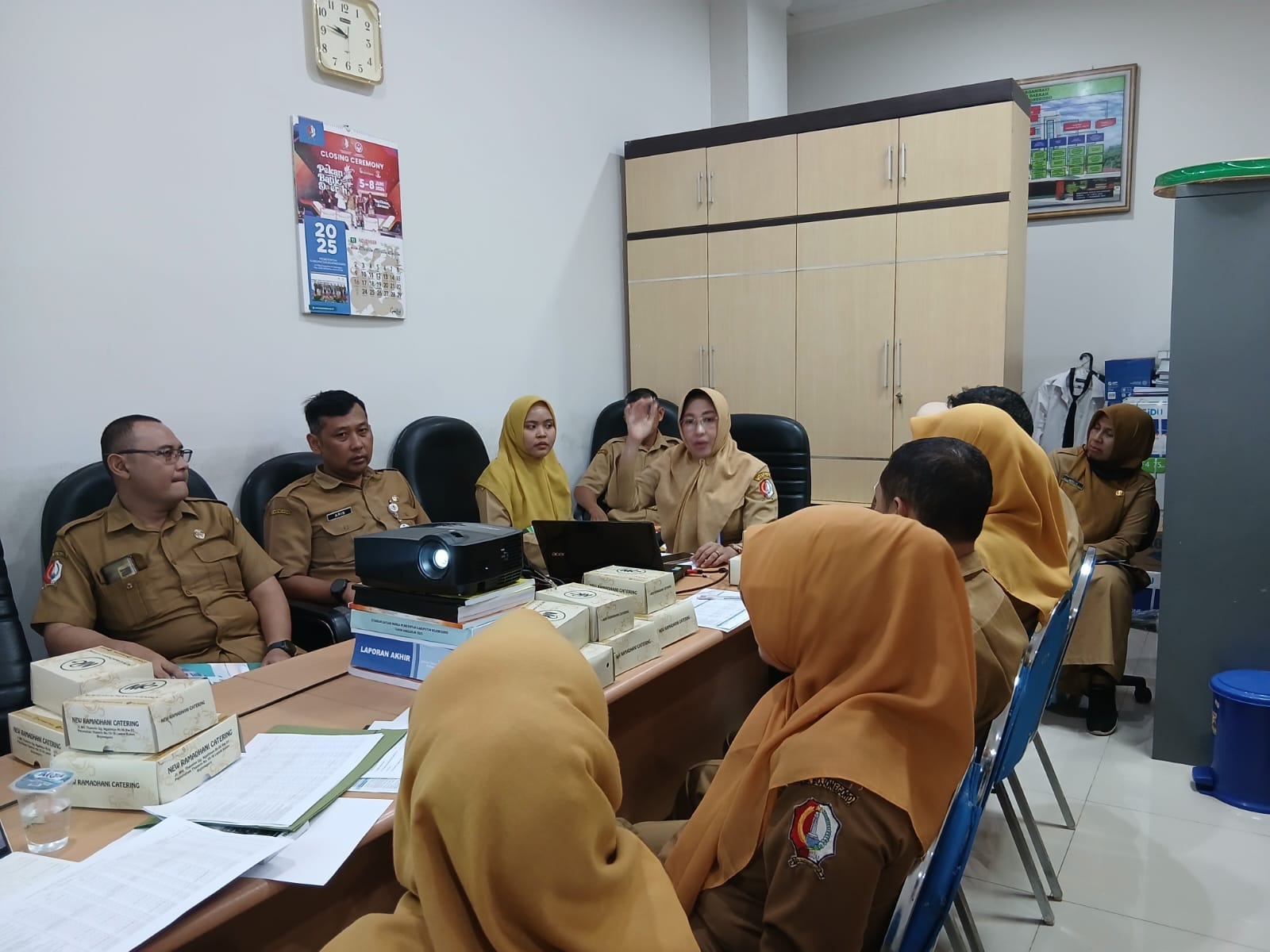Bagian. A.P Melaksanakan Desk Tahap Lanjutan Laporan Fisik dan Non Fisik terhadap semua OPD
