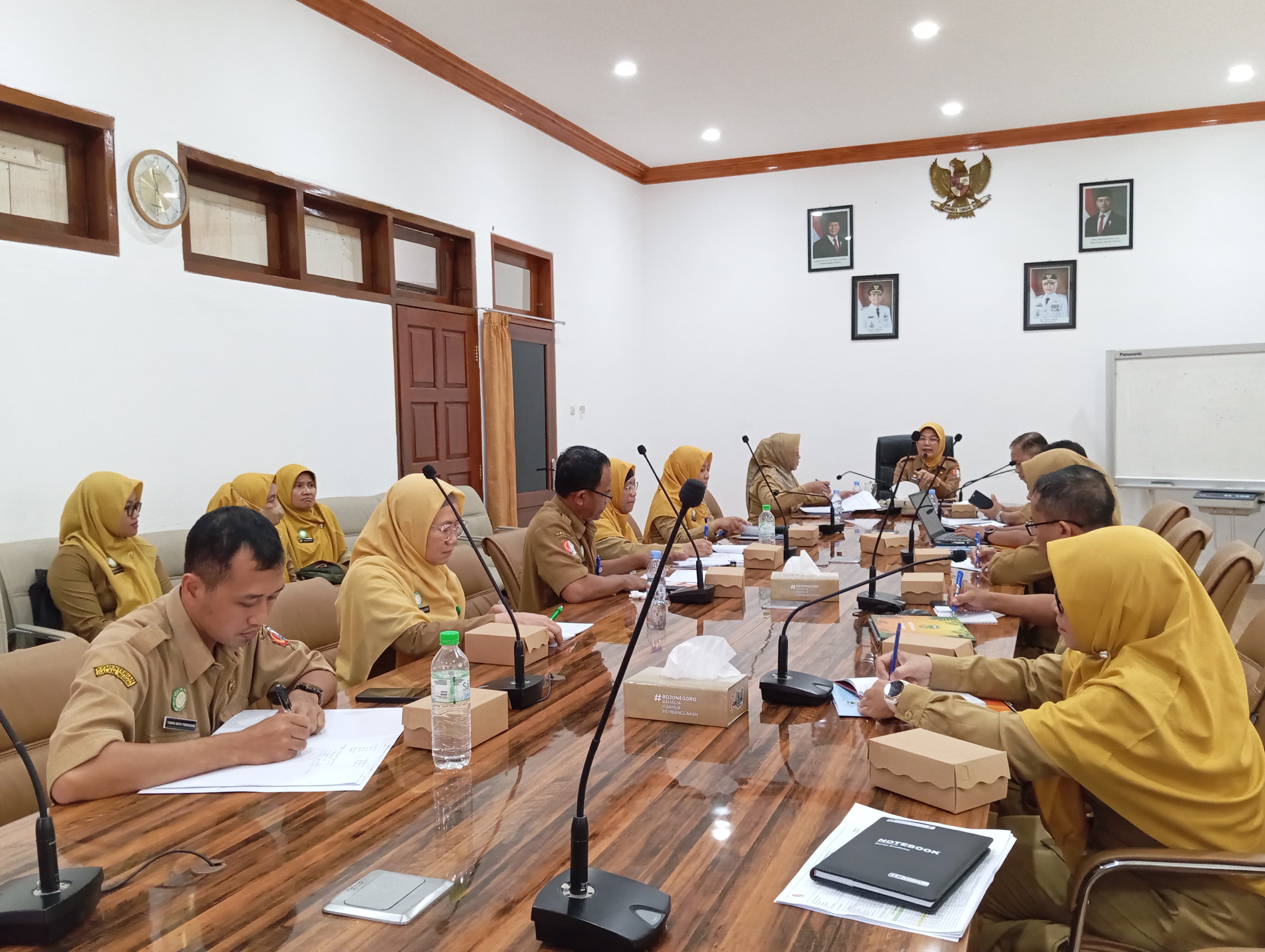 Pembinaan Rencana Pelaksanaan Kegiatan OPD Tahun Anggaran 2026 Oleh Wakil Bupati Bojonegoro di Ruang Rapat Setyowati