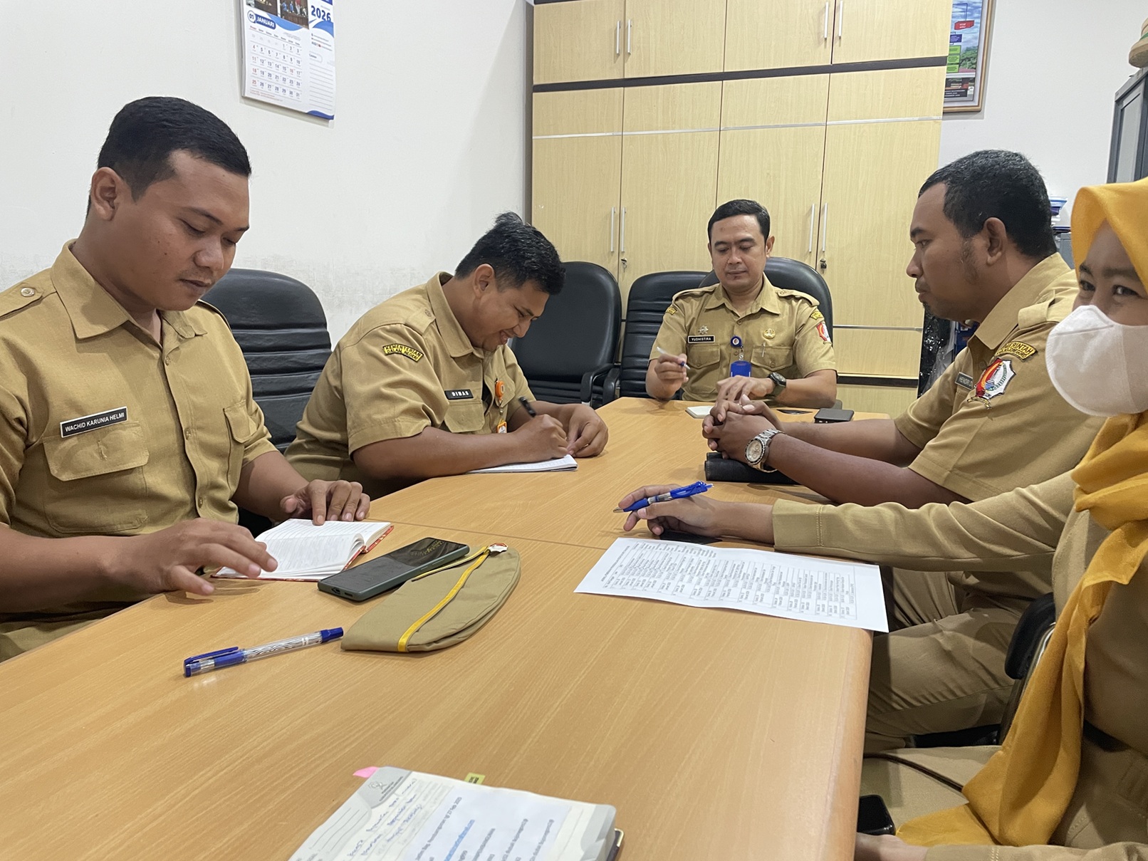 Rapat Perdana Kepala Bagian AP Baru