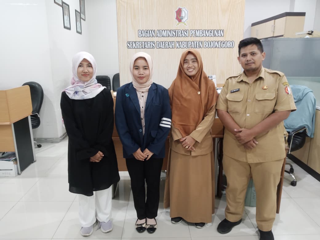 Dosen Pembimbing ITB Tuban Kunjungi Mahasiswa Magang di Bagian Adm. Pembangunan