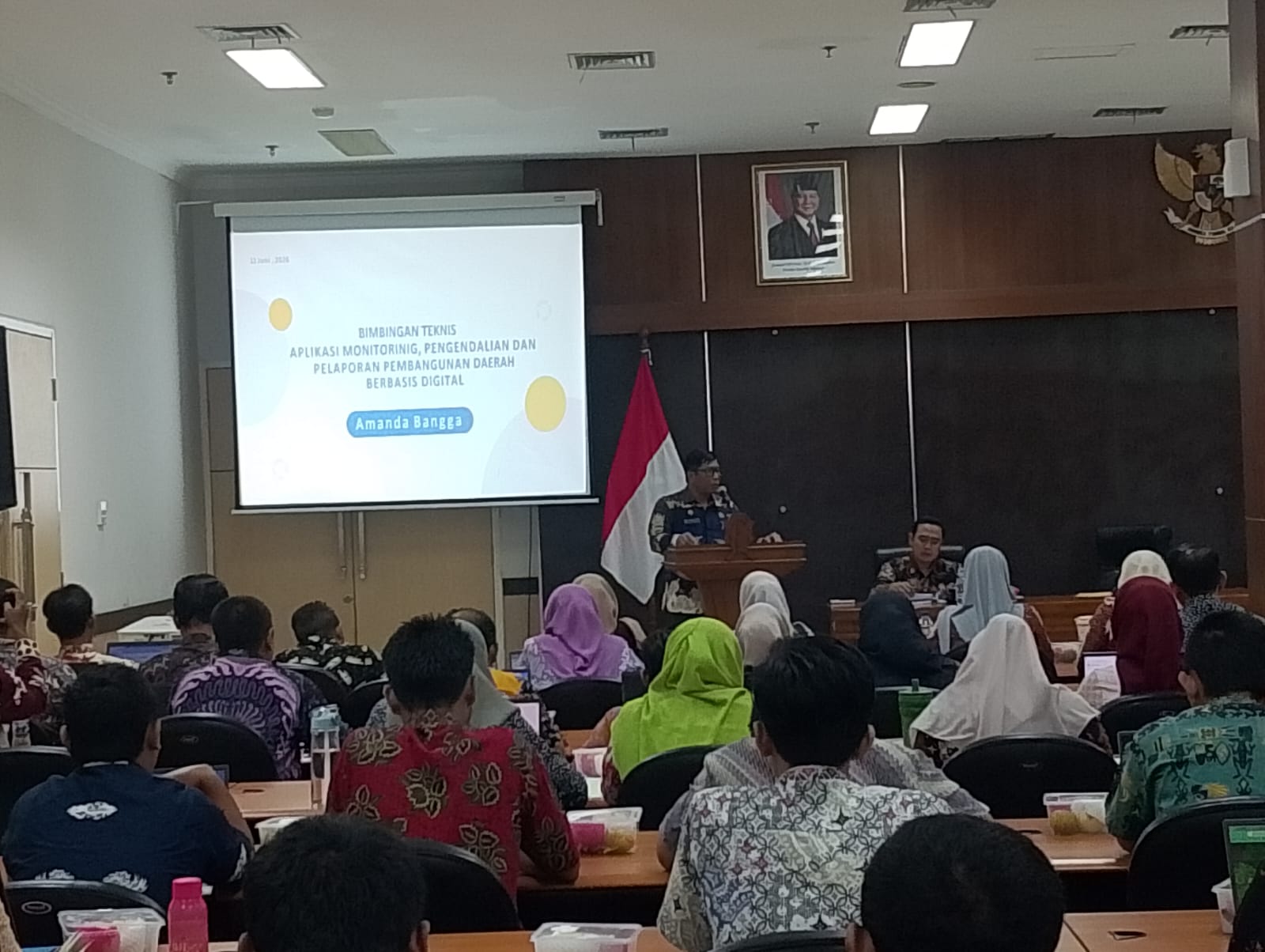 Bagian Adm. Pembangunan Mengadakan Bimbingan Teknis Amanda Bangga Kabupaten Bojonegoro