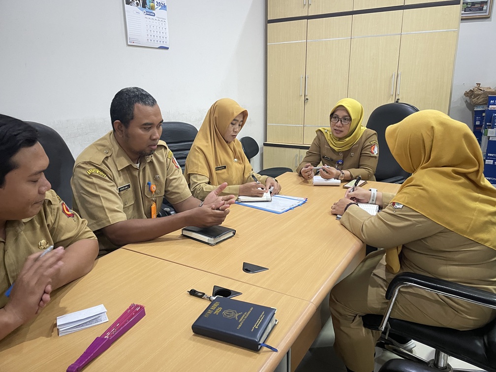 Rapat internal, Kabag Adm. Pembangunan baru, memimpin rapat Bersama
