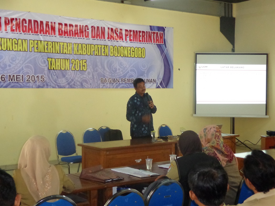 Pelatihan Pengadaan Barang dan Jasa bagi PPTK/PPK