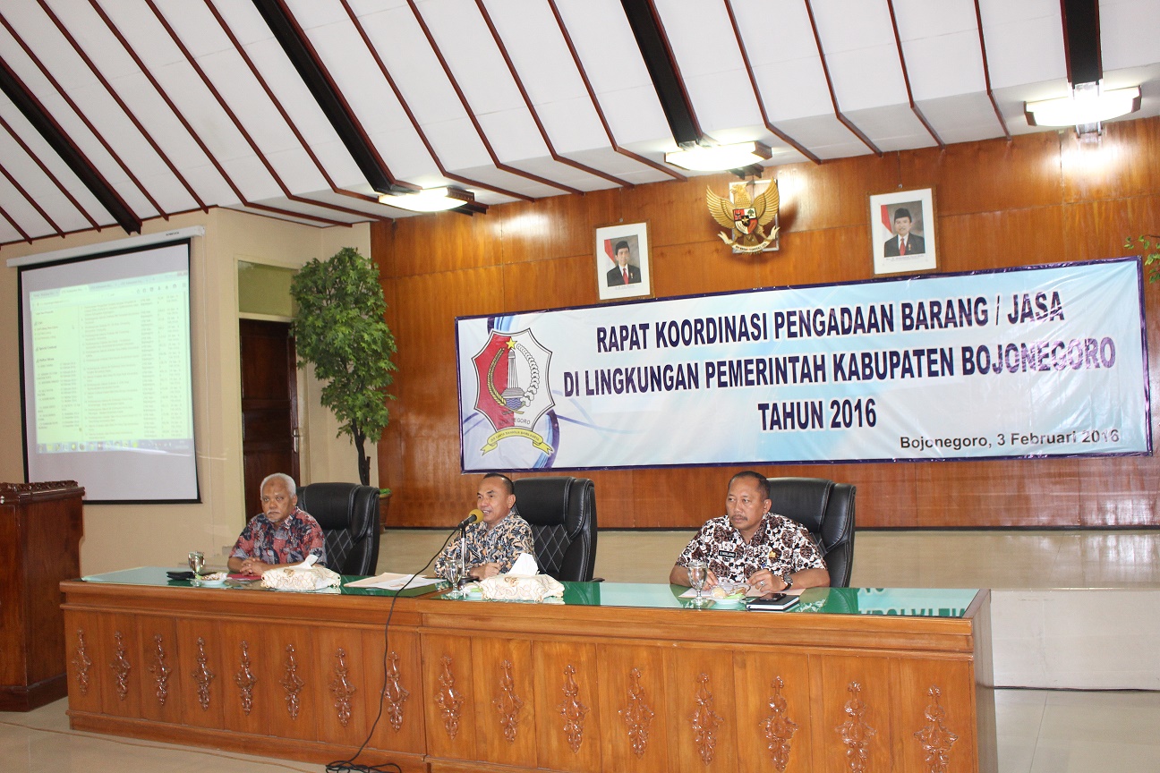 Rapat Koordinasi Persiapan Pengadaan Barang dan Ja