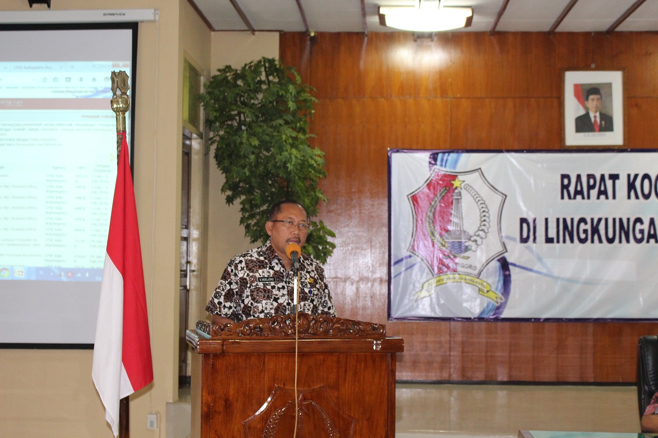 Rapat Koordinasi Persiapan Pengadaan Barang dan Ja