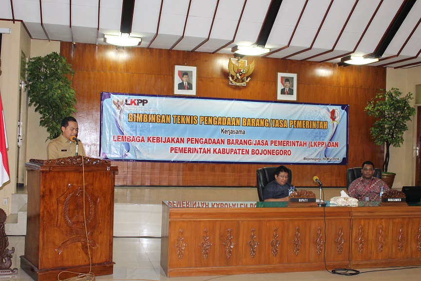 Bimbingan Teknis Pengadaan Barang/Jasa Pemerintah