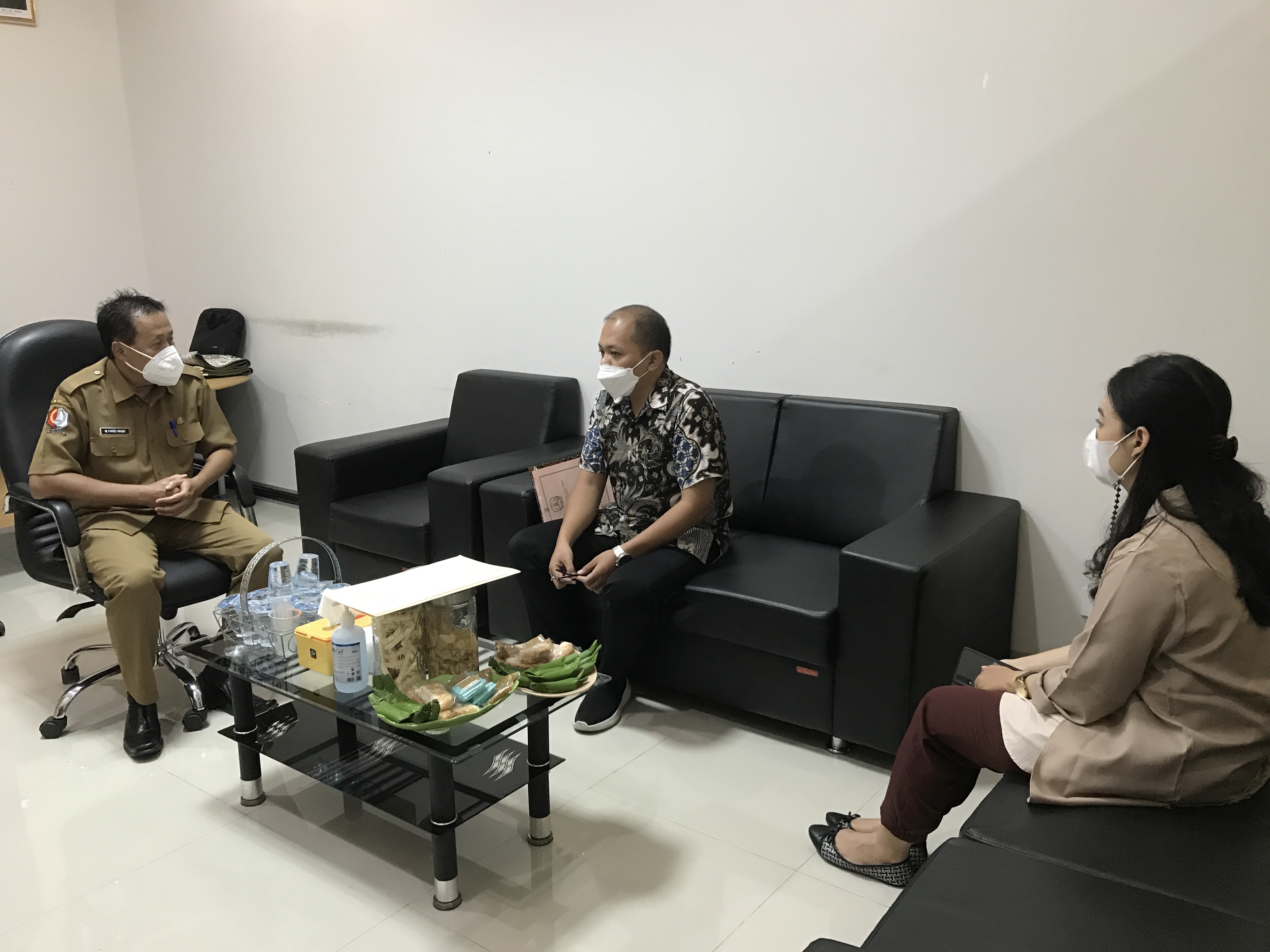 Tamu dari Biro Adm Pembangunan Provinsi Jawa Timur
