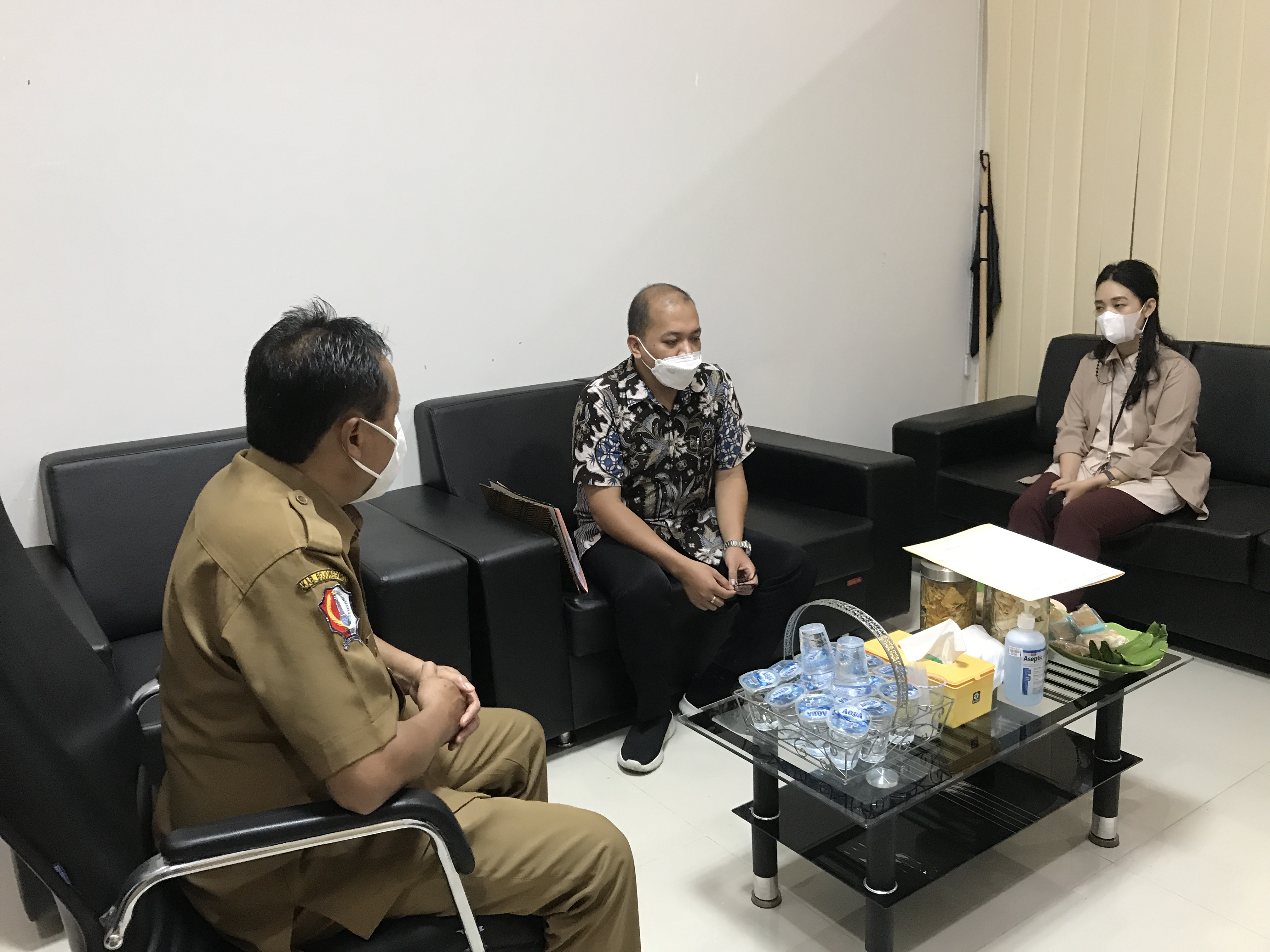 Tamu dari Biro Adm Pembangunan Provinsi Jawa Timur