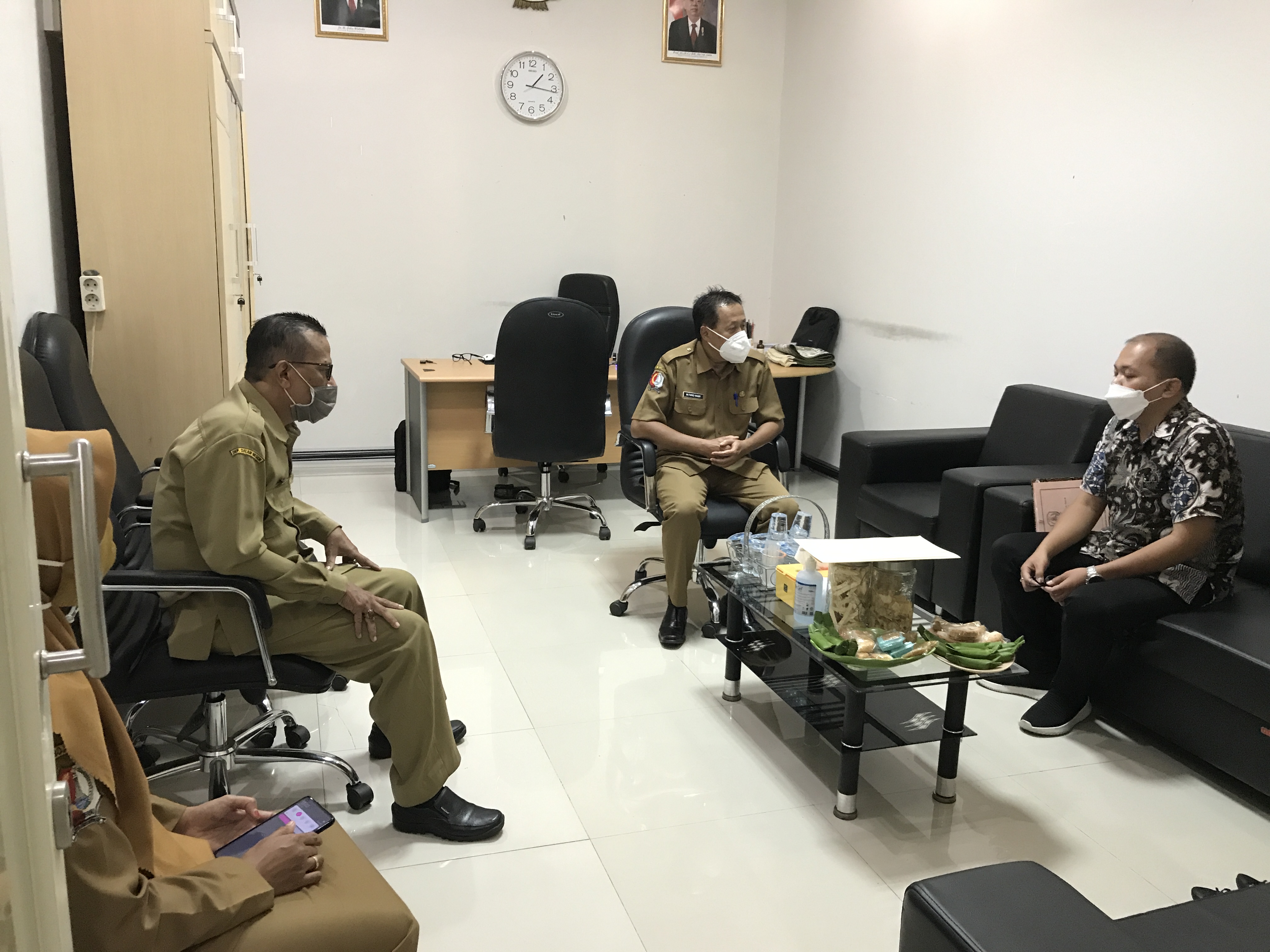 Tamu dari Biro Adm Pembangunan Provinsi Jawa Timur