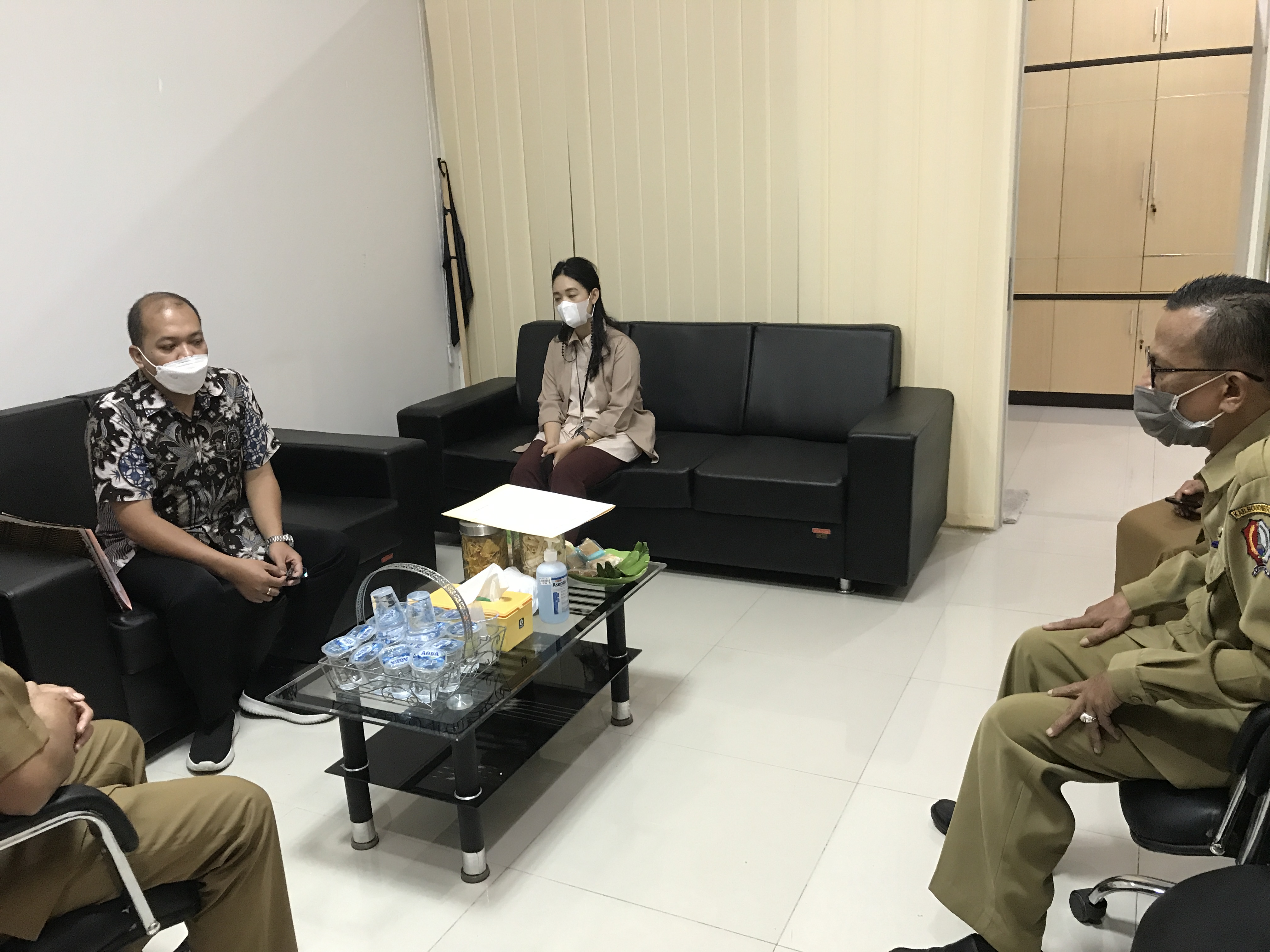 Tamu dari Biro Adm Pembangunan Provinsi Jawa Timur