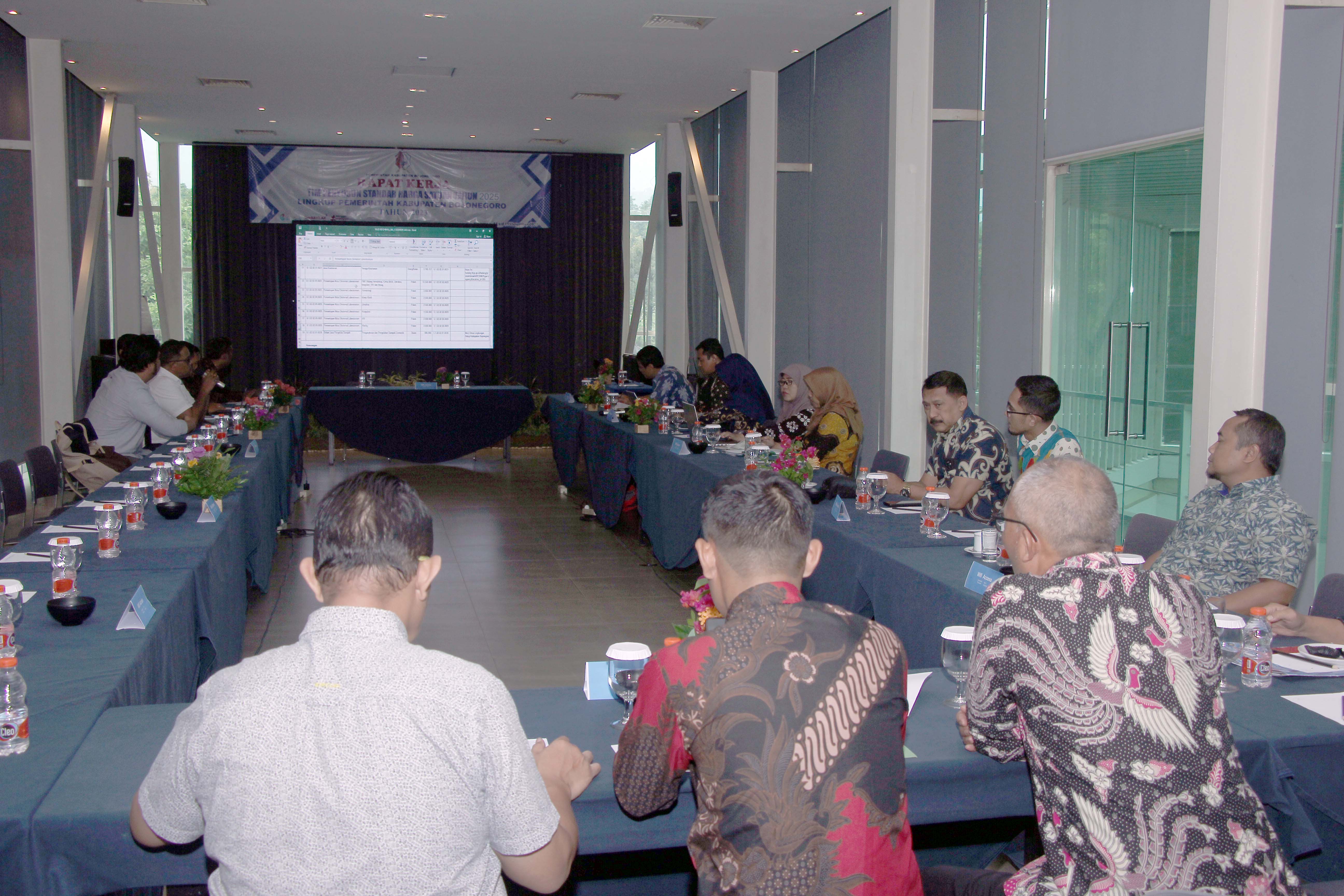 Rapat Tim bersama, Standar Harga Satuan Tahun 2025