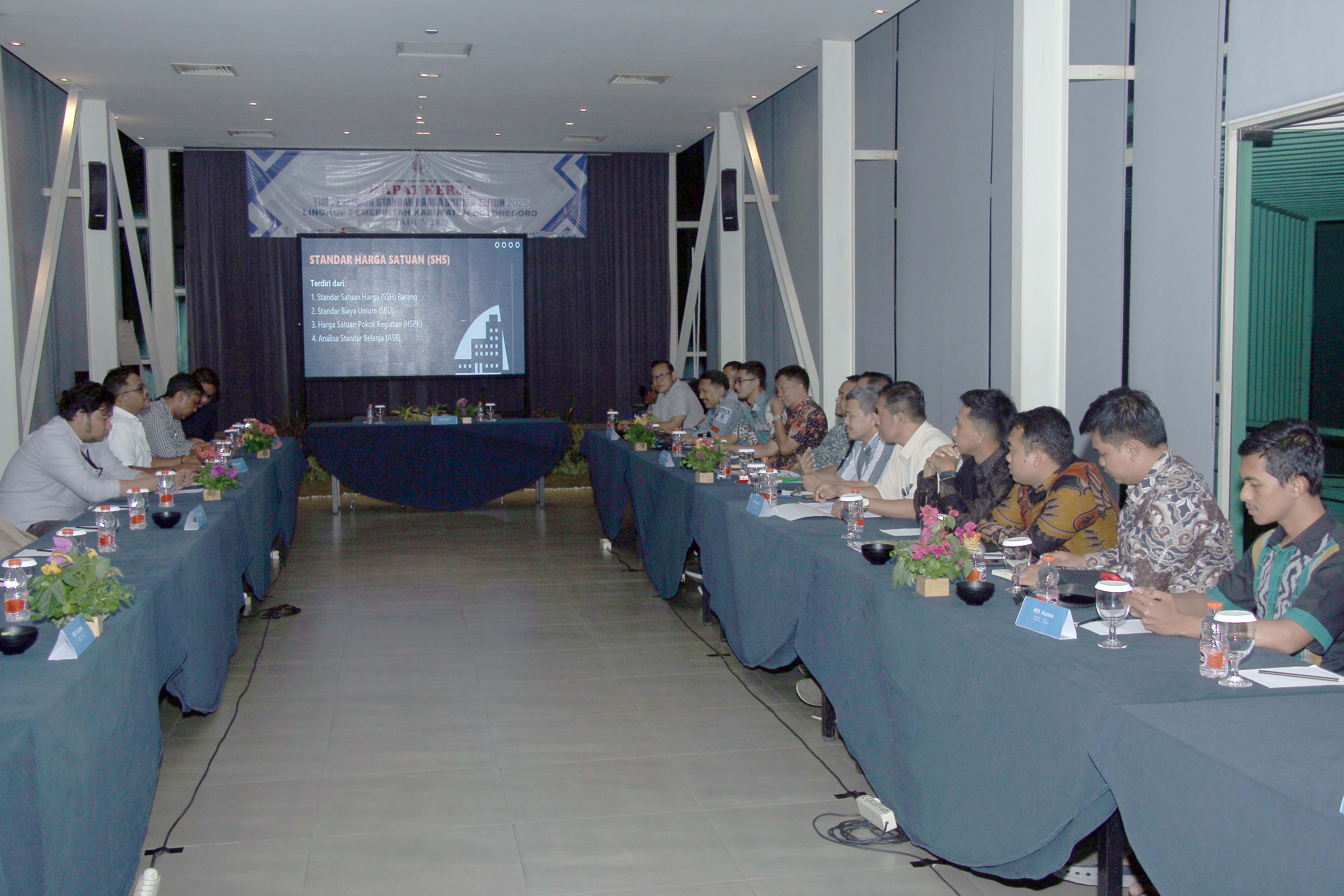 Rapat Tim bersama, Standar Harga Satuan Tahun 2025