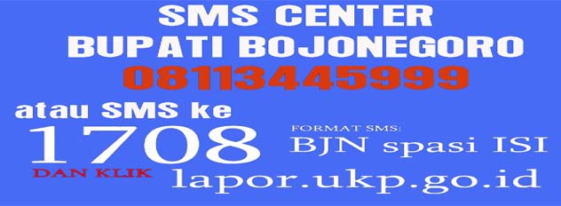 SMS CENTER BUPATI BOJONEGORO